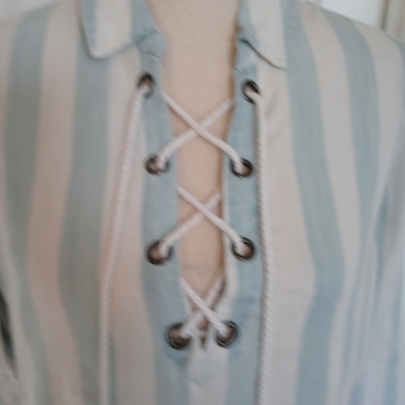 Rails Uli Lace Up Corset Shirt - Picture 7 of 13